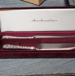 Godinger silver cake cutter and server